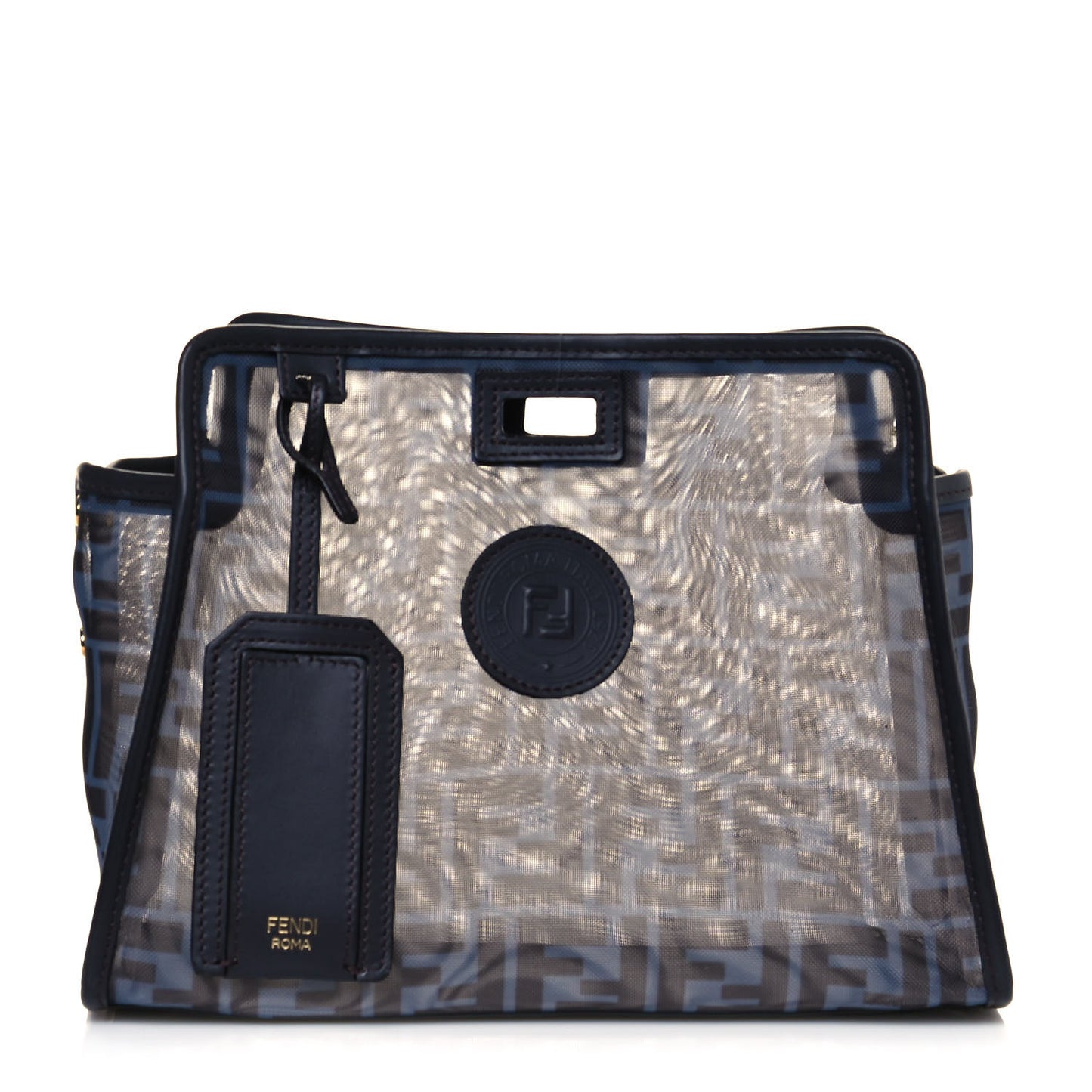 Mesh Vitello Century FF 1974 Mini Peekaboo Defender Cover Azzurro Black Ebano