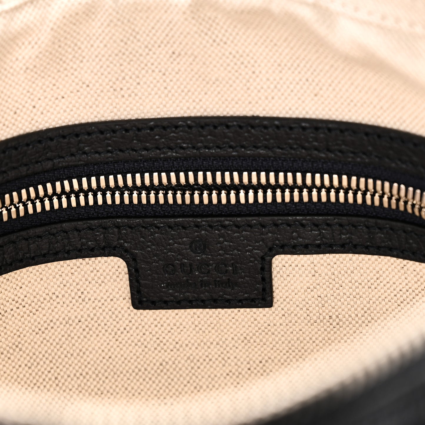 GG Supreme Monogram Textured Dollar Calfskin Web Small Ophidia Messenger Bag Beige Blue