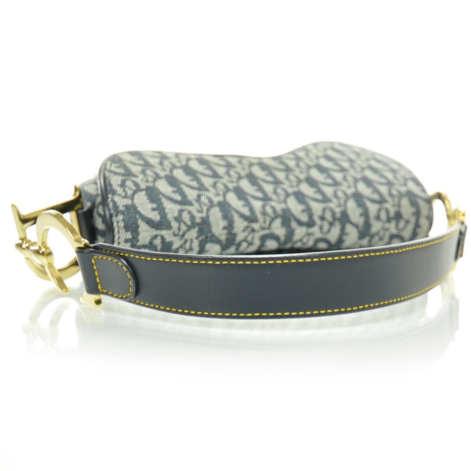 Christian Dior Monogram Saddle Bag w Coin Purse and Lip Gloss 5 of 9