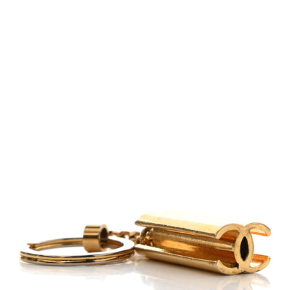 Chanel CC Key Chain Gold 3 of 5