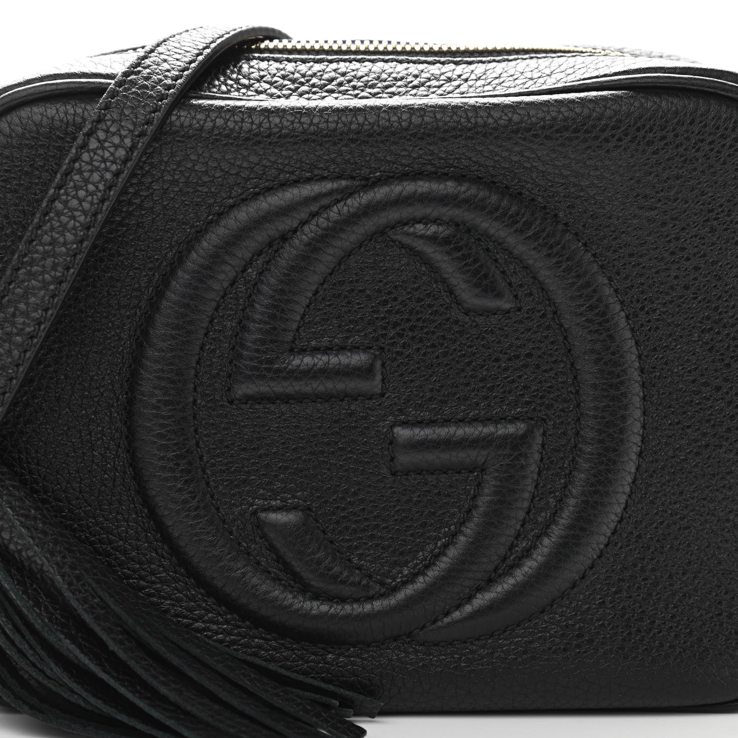Gucci Pebbled Calfskin Small Soho Disco Bag Black 8 of 10