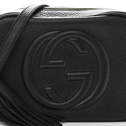 Gucci Pebbled Calfskin Small Soho Disco Bag Black 8 of 10