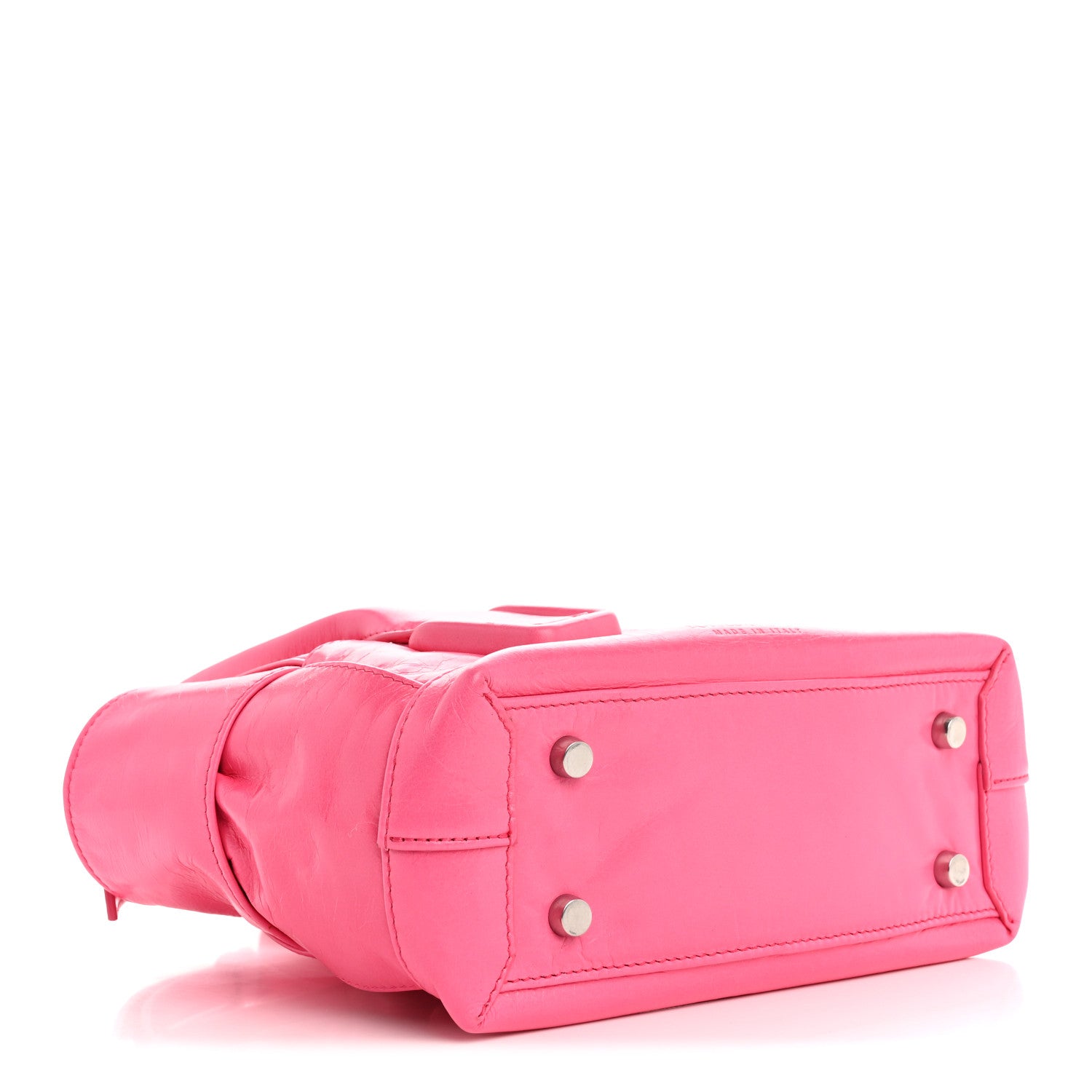 Bottega Veneta Paper Calfskin Maxi Intrecciato Mini Arco Pink 3 of 14
