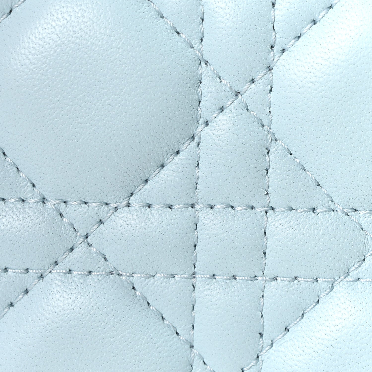 Christian Dior Calfskin Cannage Medium Lady D-Joy Placid Blue 6 of 8