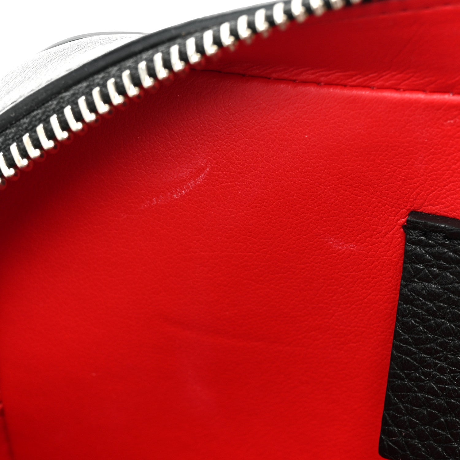 Christian Louboutin Empire Calfskin Mini Rubylou Crossbody Black Red 10 of 14