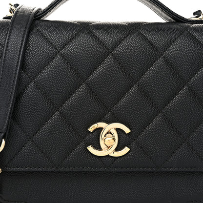 Chanel Caviar Quilted Medium Business Affinity Flap Black 8 of 10