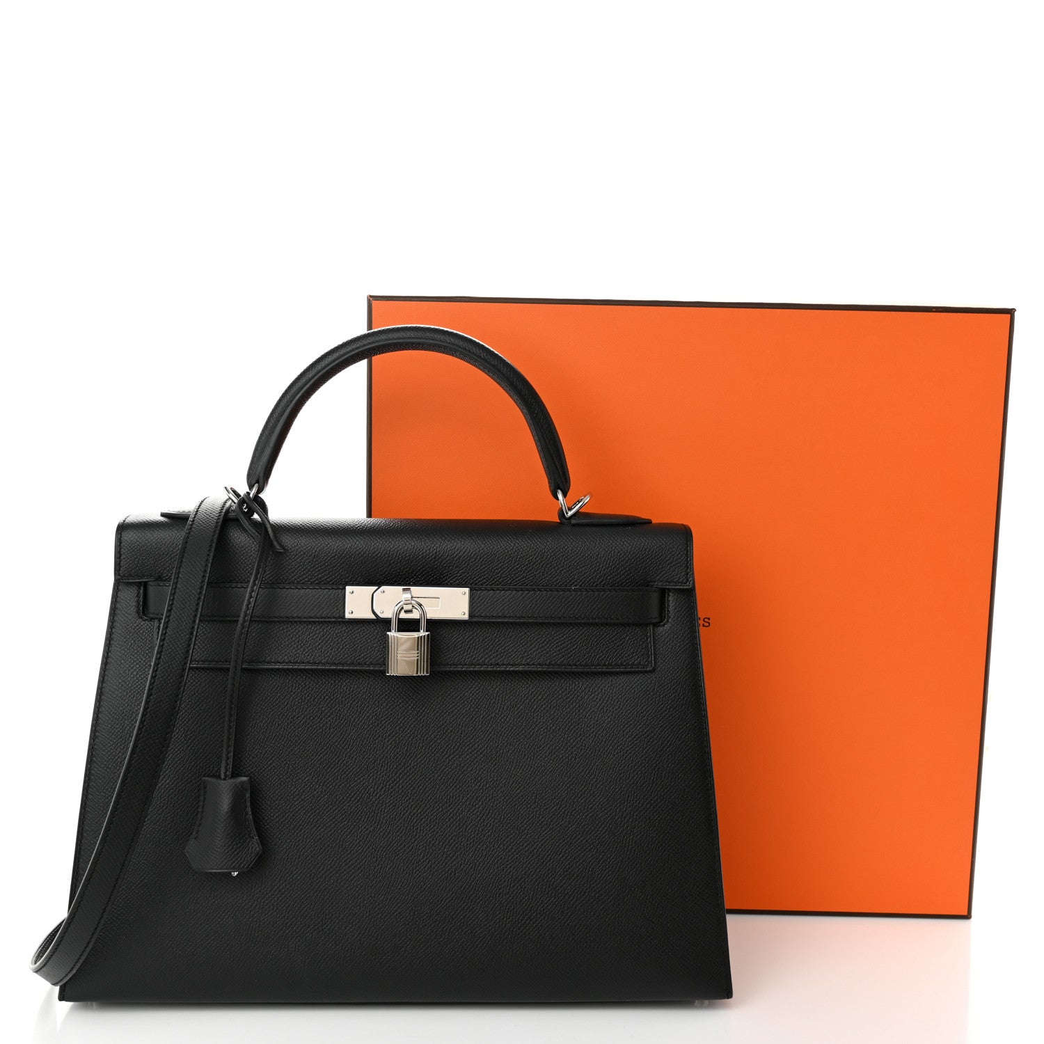 Hermes Epsom Kelly Sellier 32 Black 15 of 15