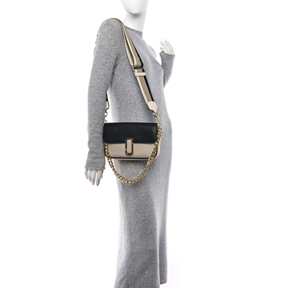 Marc Jacobs Calfskin The J Marc Shoulder Bag Greige Multicolor 2 of 9