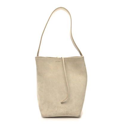 The Row Nubuck Small N/S Park Tote Ivory 1 of 10