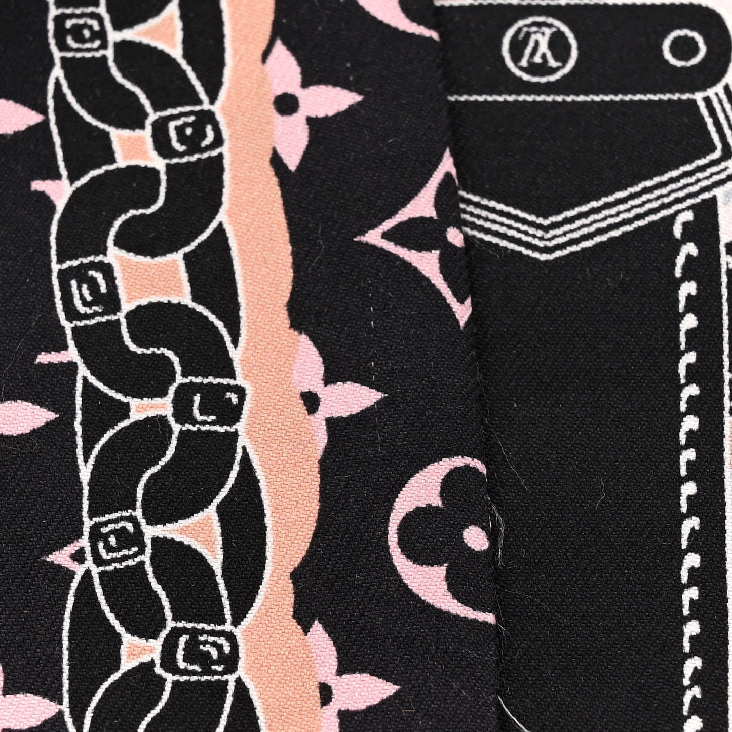 Silk Monogram Rising Confidential BB Bandeau Black Rose
