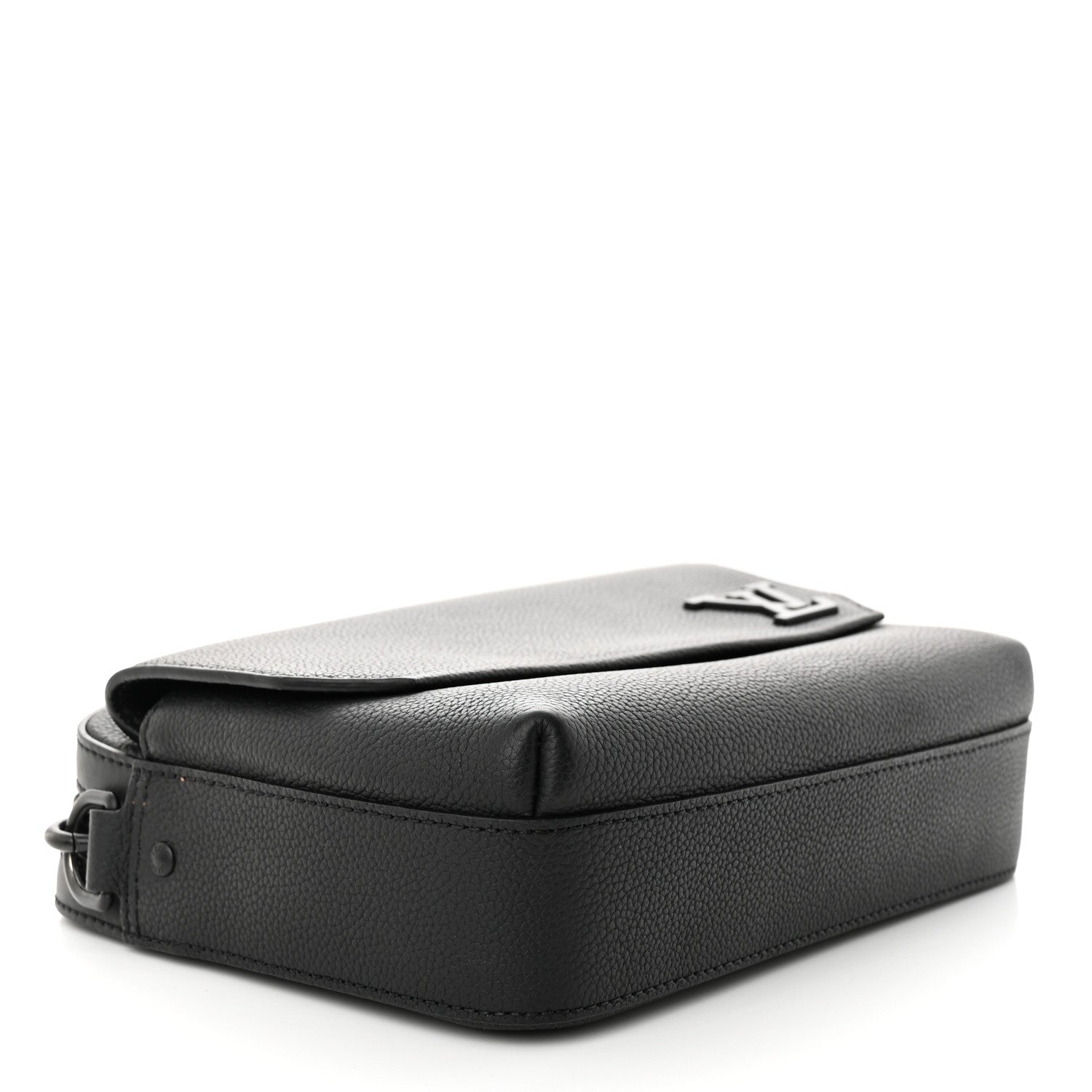 Louis Vuitton Calfskin Aerogram Fastline Messenger Black 4 of 11