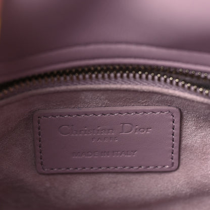 Christian Dior Ultra Matte Calfskin Cannage Mini Lady Dior Lavender 6 of 10