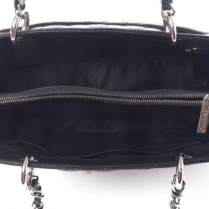 Chanel Caviar Quilted Grand Shopping Tote GST Black 7 of 9