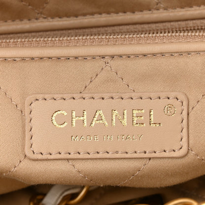 Chanel Shiny Calfskin Quilted Small Chanel 22 White 6 of 11