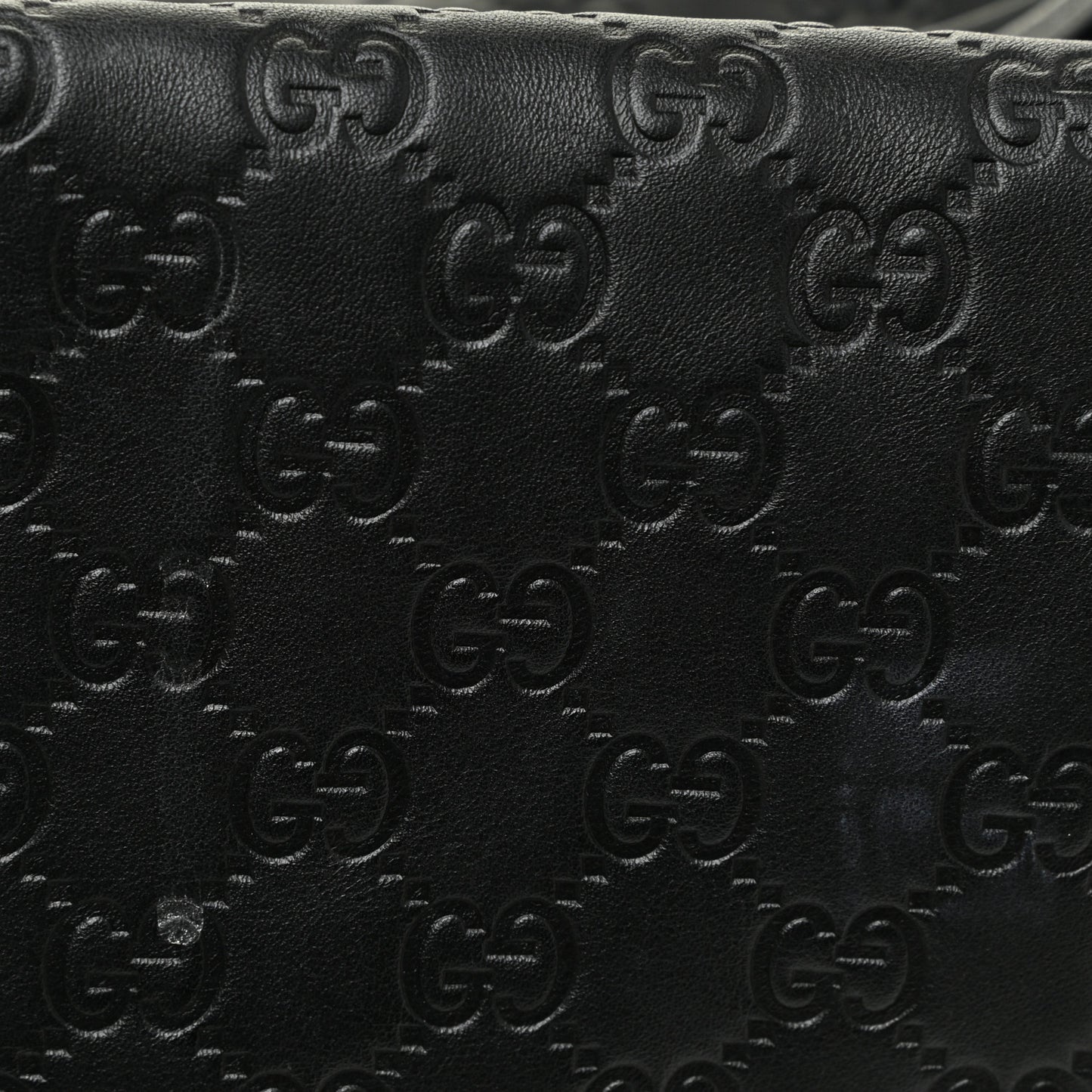 Guccissima Signature Large Linea A Hobo Black