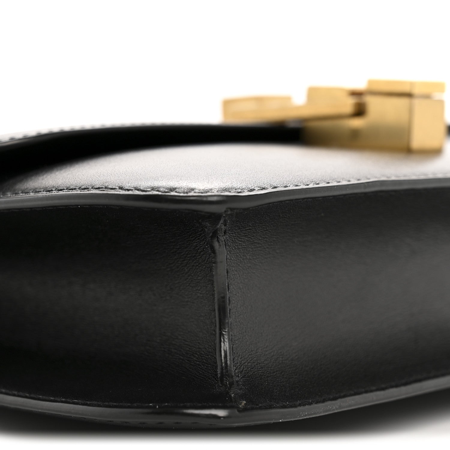 Saint Laurent Smooth Calfskin Carre Satchel Black 9 of 11