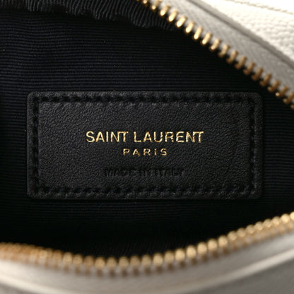 Saint Laurent Grain De Poudre Matelasse Monogram Baby Lou Camera Bag Crema Soft 5 of 9