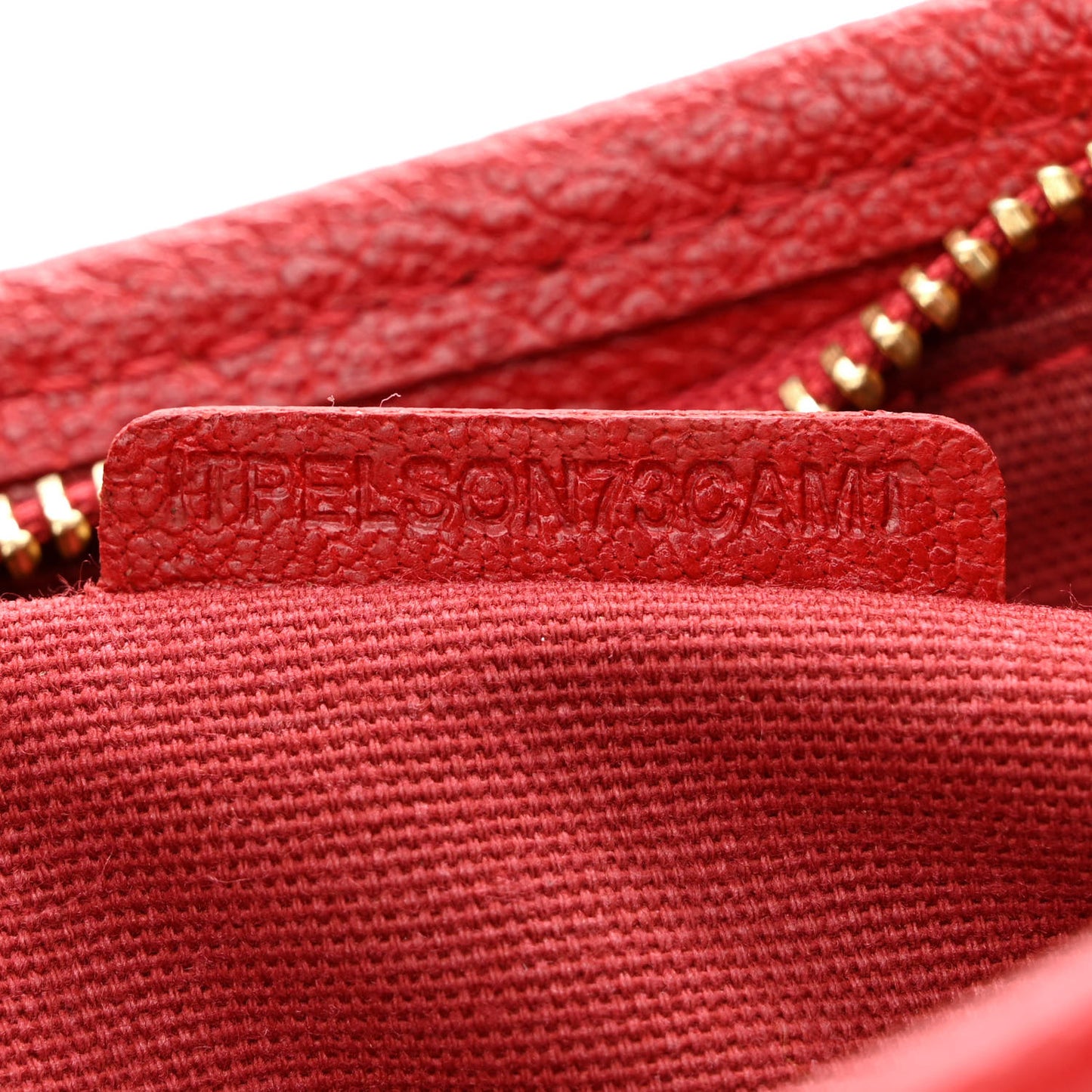 Haymarket Check Small Crossbody Clutch Bag Military Red