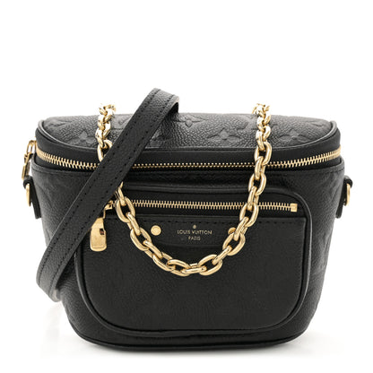 Louis Vuitton Empreinte Mini Bumbag Black 1 of 9