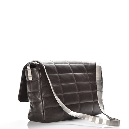 Chanel Lambskin Chocolate Bar Mademoiselle Flap Brown 3 of 8