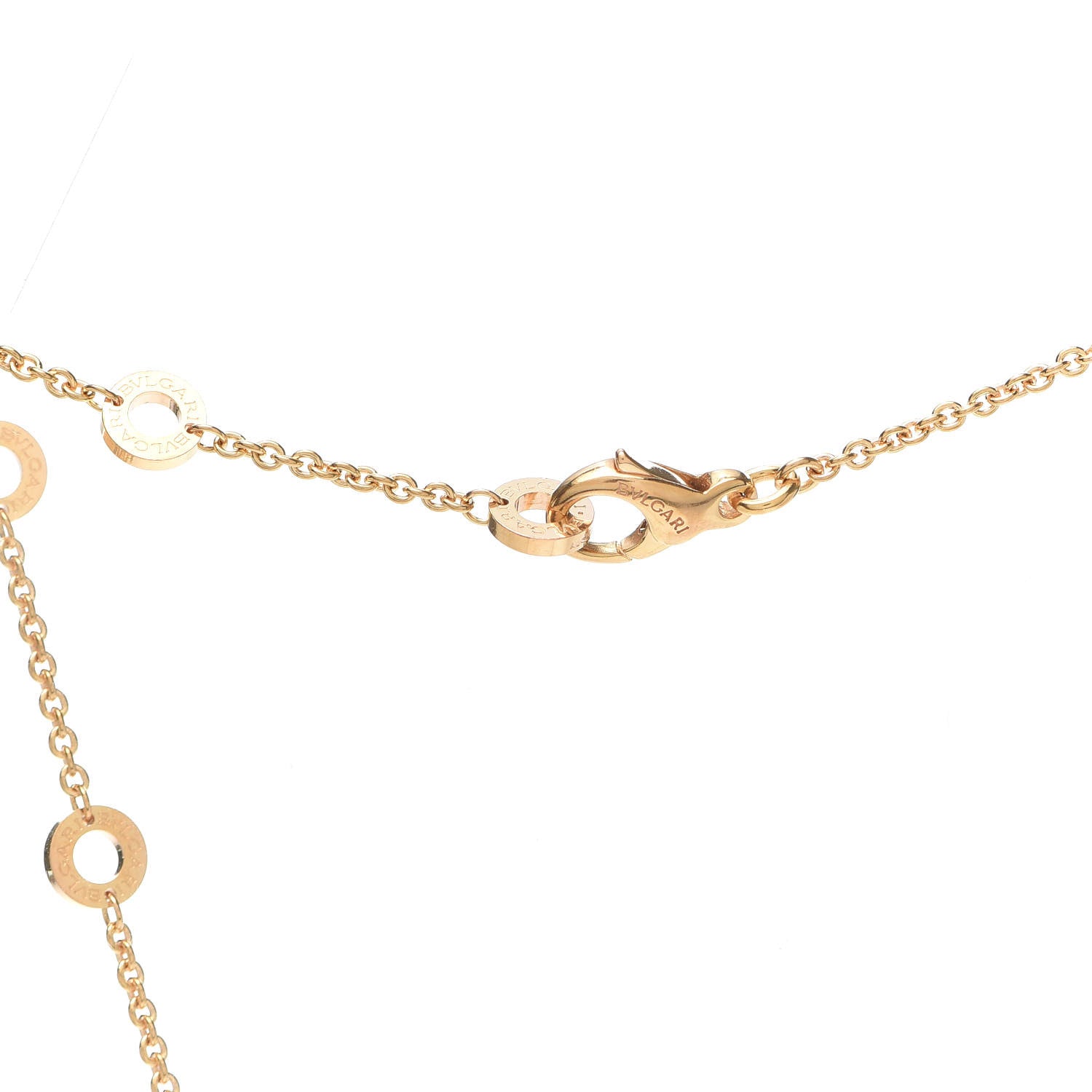 Bulgari 18K Yellow Gold B.Zero1 Pendant Necklace 4 of 5