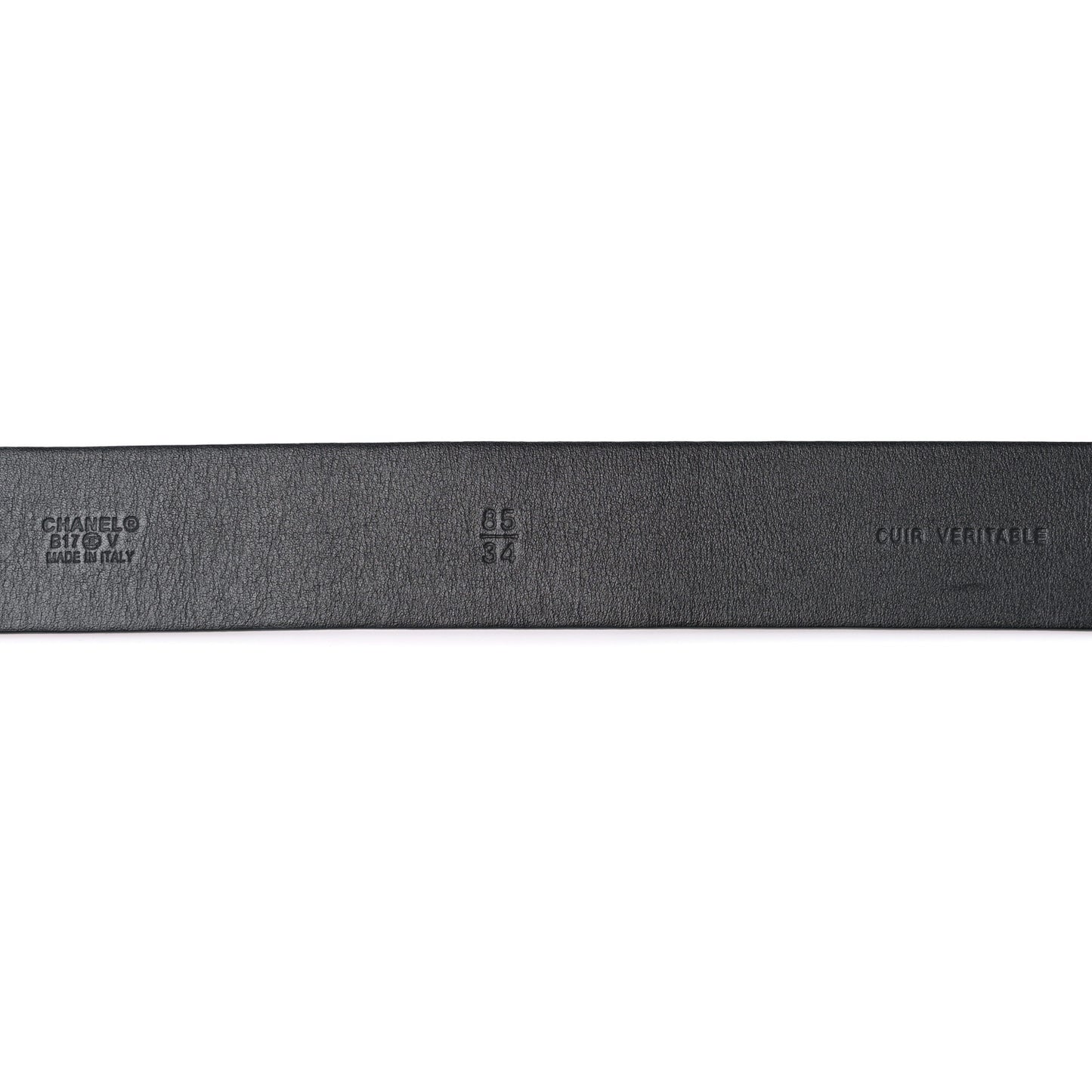 Lambskin CC Chain Belt 85 34 Black