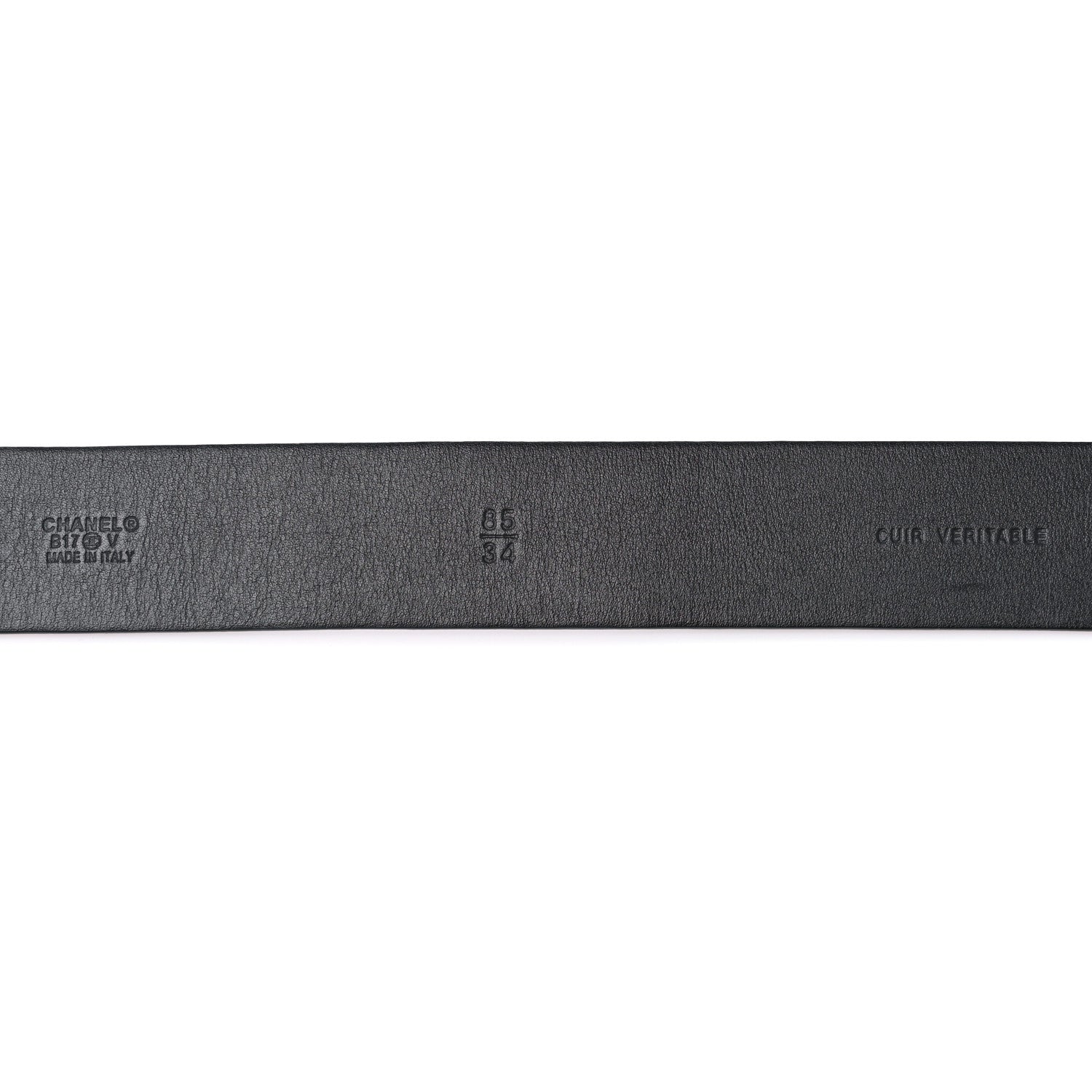 Chanel Lambskin CC Chain Belt 85 34 Black 3 of 4