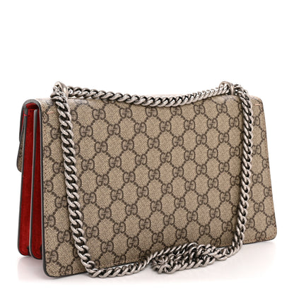 Gucci GG Supreme Monogram Small Dionysus Shoulder Bag Red 3 of 11