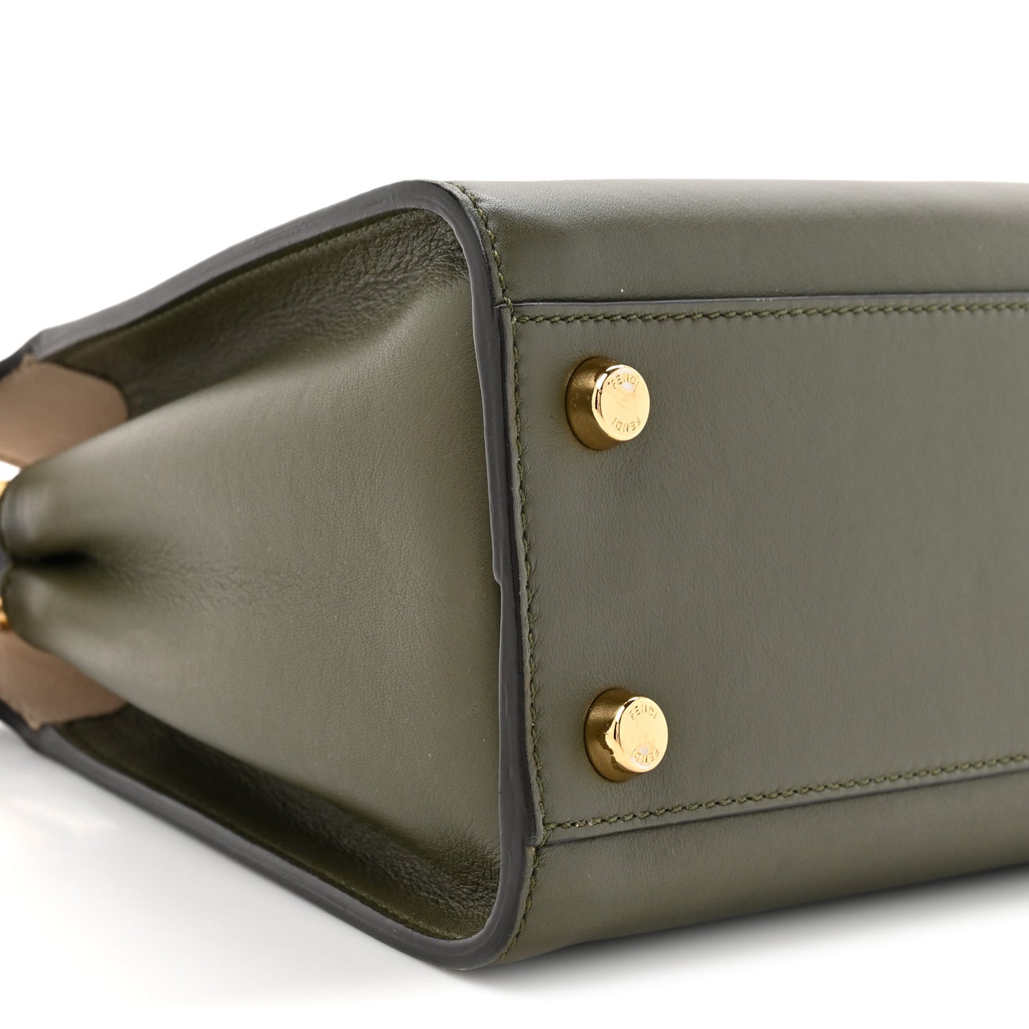 Vitello Tahiti Burro Medium Peekaboo Iconic Essentially Satchel Asparago Camelia