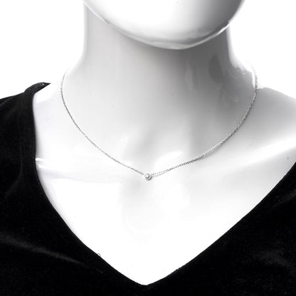 Cartier 18K White Gold Diamond SM D'Amour Pendant Necklace 2 of 6