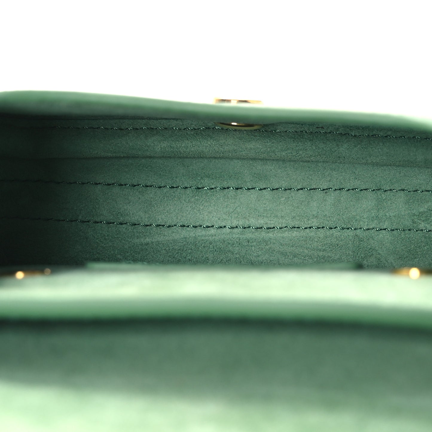 Box Calfskin Micro Bobby Bag Sage Green