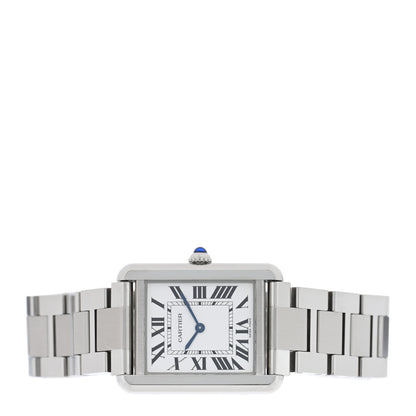 Cartier Stainless Steel 24mm Tank Solo Quartz Watch 2 of 5