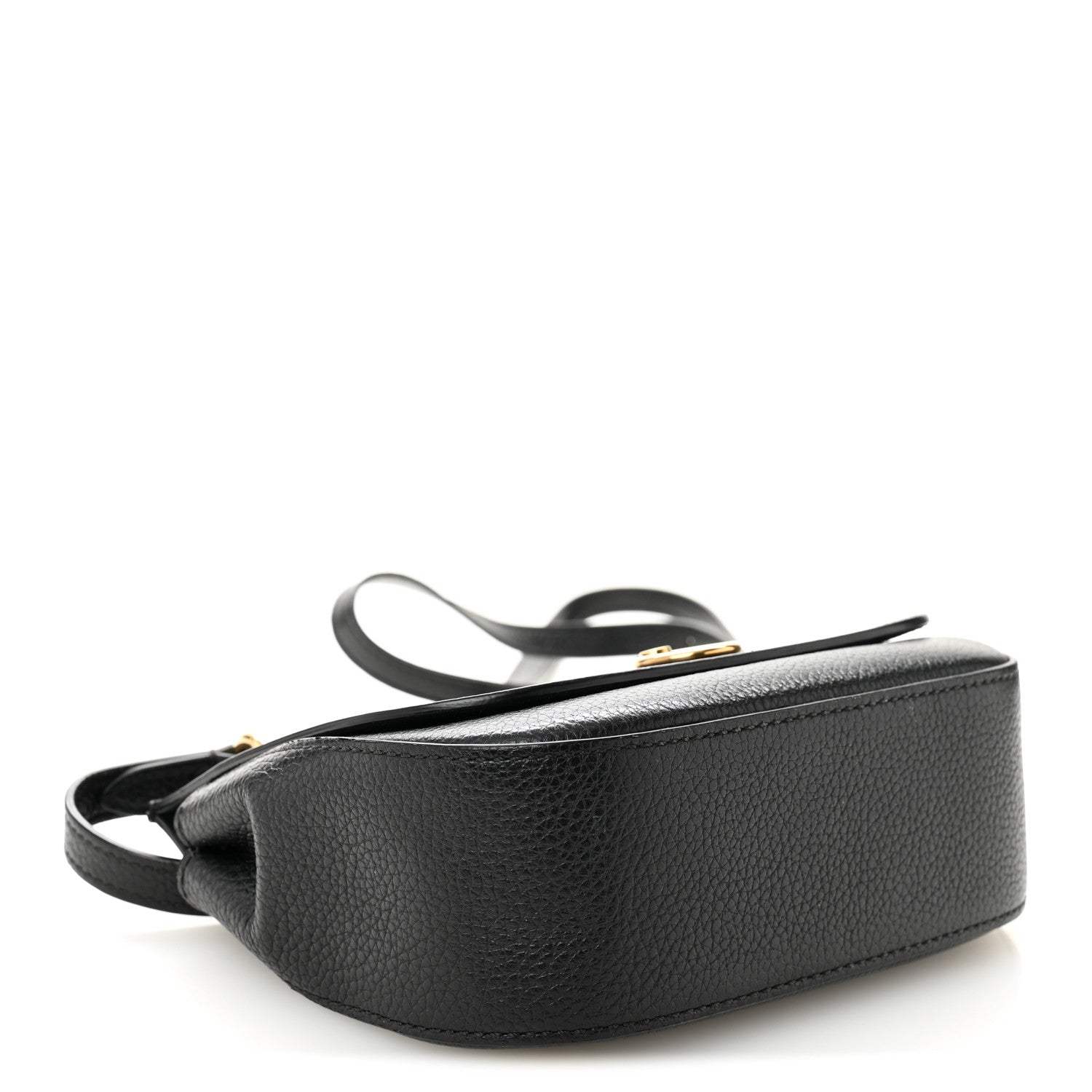 Mulberry Small Classic Grain Calfskin Mini Amberley Flap Black 4 of 13