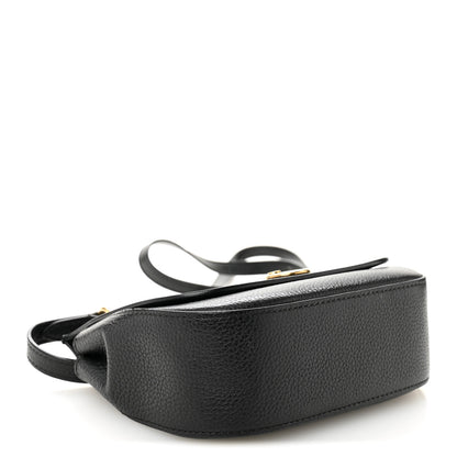 Mulberry Small Classic Grain Calfskin Mini Amberley Flap Black 4 of 13