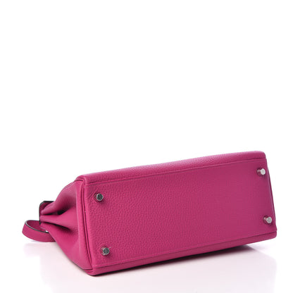 Hermes Togo Kelly Retourne 28 Rose Pourpre 4 of 12