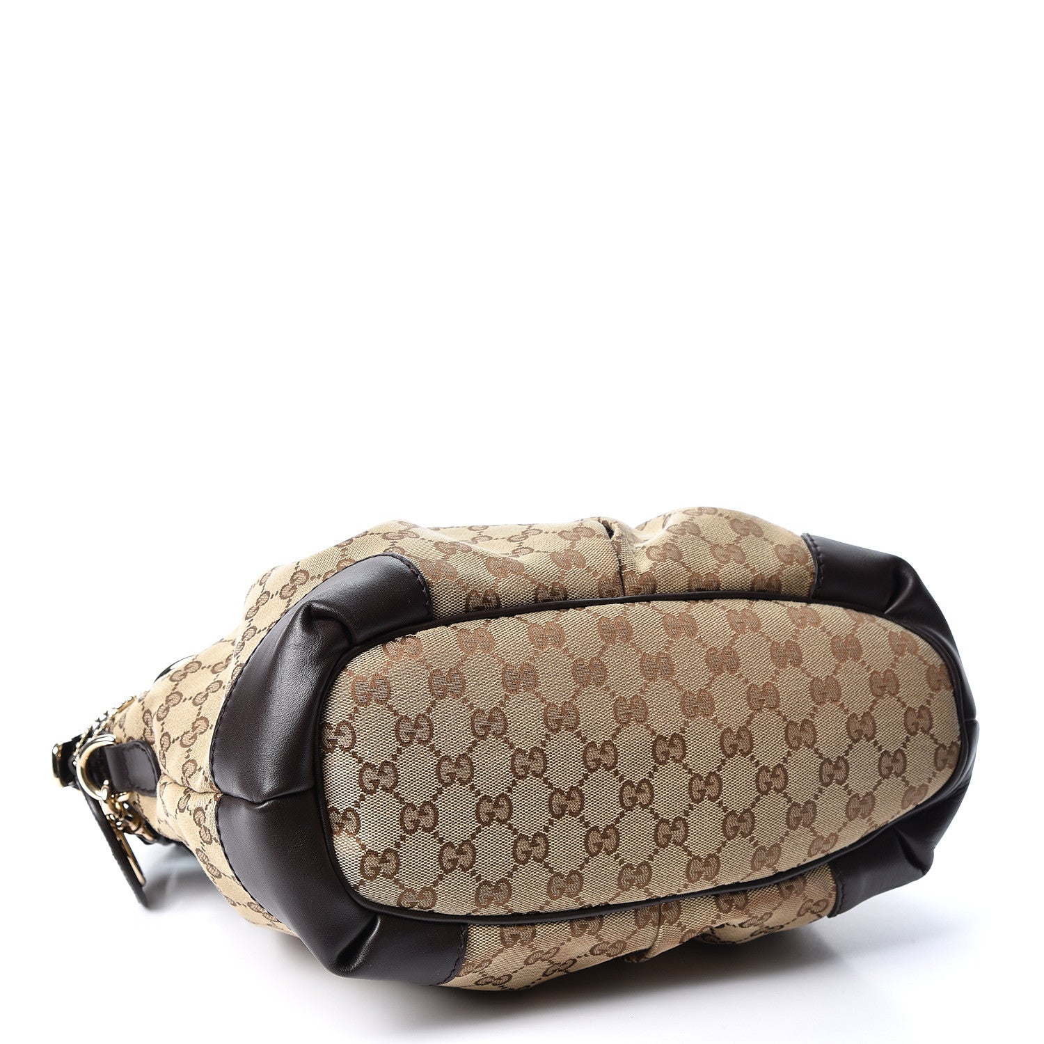 Gucci Monogram Medium Sukey Top Handle Dark Brown 3 of 9