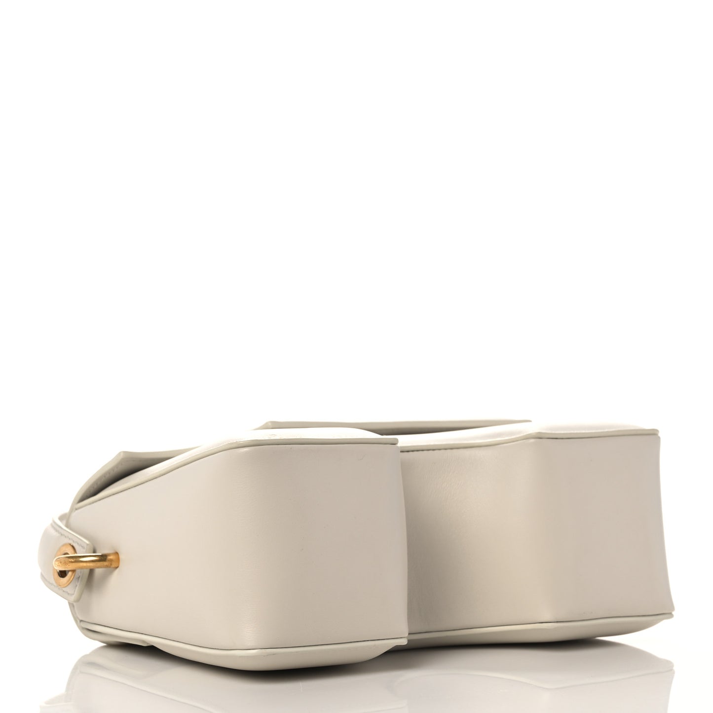 Calfskin Burrow 22 Shoulder Bag Beige