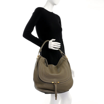 Chloe Calfskin Large Marcie Hobo Baobab Green 2 of 8