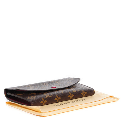 Louis Vuitton Monogram Emilie Wallet Fuschia 4 of 8