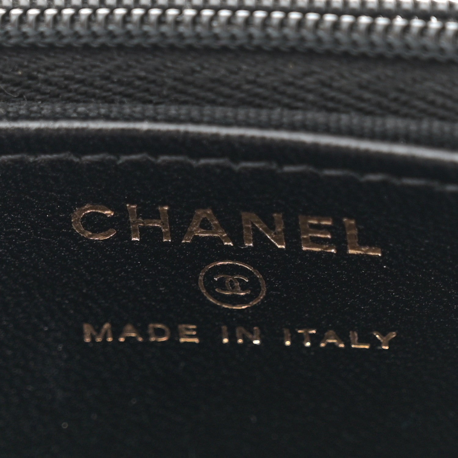 Chanel Lambskin Quilted Top Handle Wallet On Chain WOC Black 6 of 12