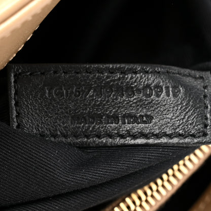 Saint Laurent Calfskin Y Quilted Monogram Medium Loulou Chain Satchel Dark Beige 8 of 12