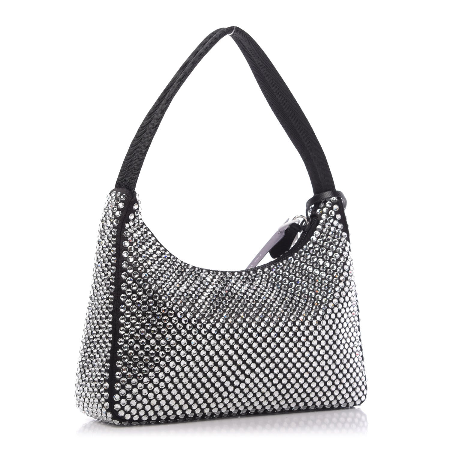 Prada Satin Crystal Mini Re-Edition 2000 Bag Cristal 3 of 10