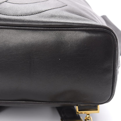 Chanel Lambskin CC Drawstring Backpack Black 12 of 14