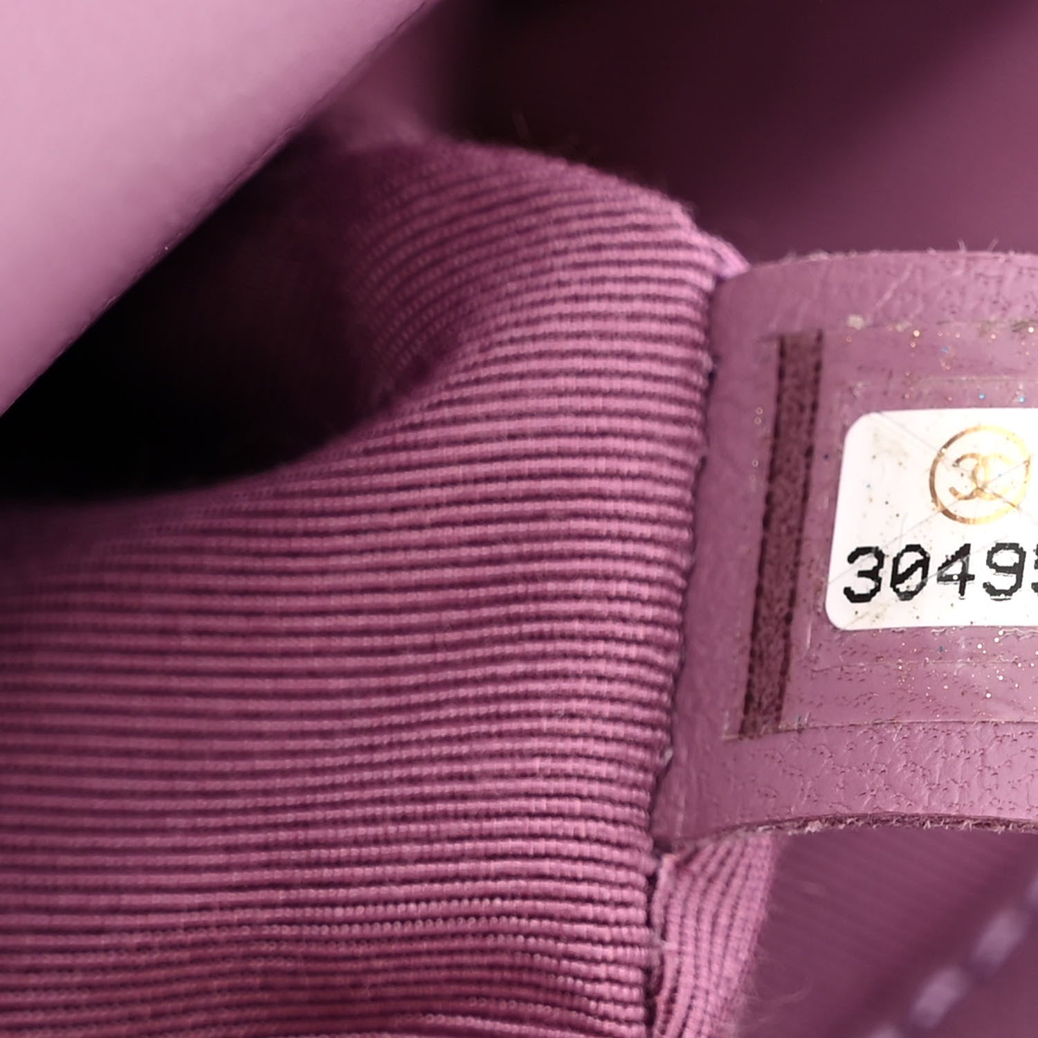 Chanel Lambskin Quilted Medium Chanel 19 Flap Light Purple 7 of 10