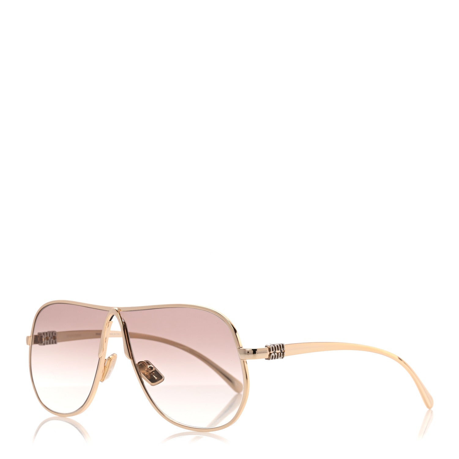 Miu Miu SMUA56 SMUA56 Gold 1812552 – FASHIONPHILE