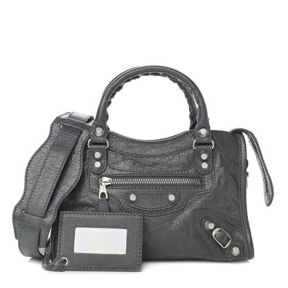 Balenciaga Agneau Giant 12 Silver Hardware Mini City Gris Fossile Anthracite 1 of 10