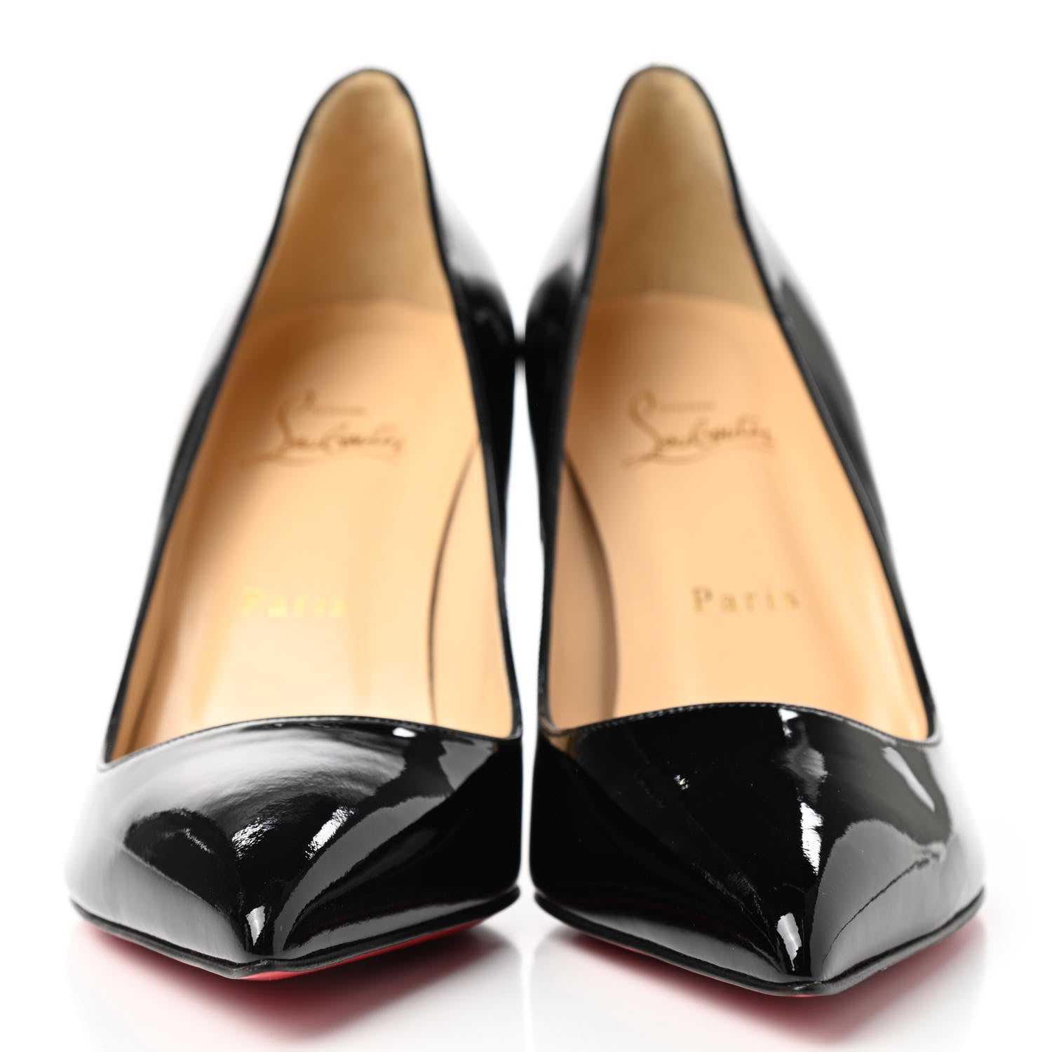 Christian Louboutin Patent Pigalle Follies 85 Pumps 38.5 Black 2 of 8