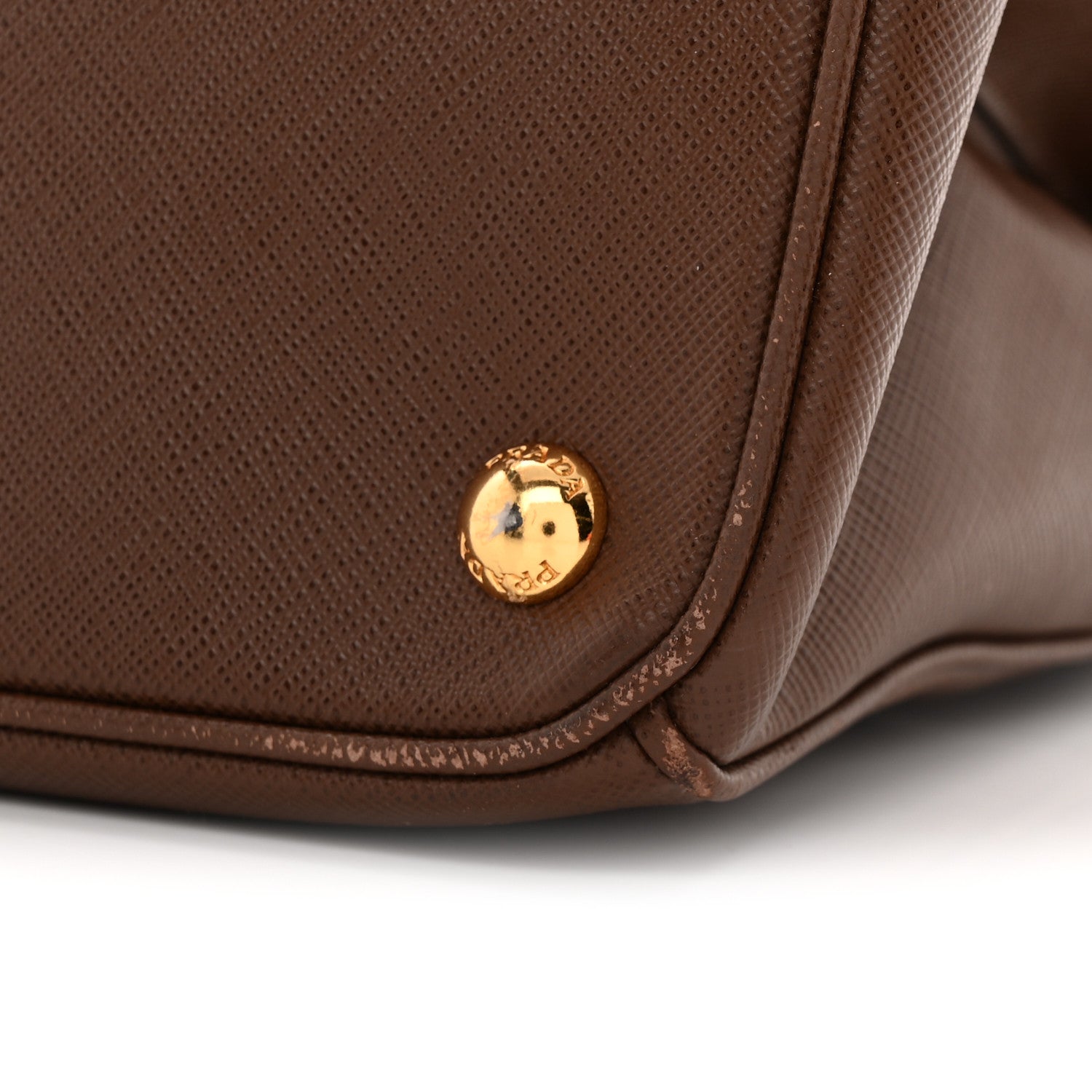 Prada Saffiano Lux Large Galleria Double Zip Tote Cacao 10 of 12