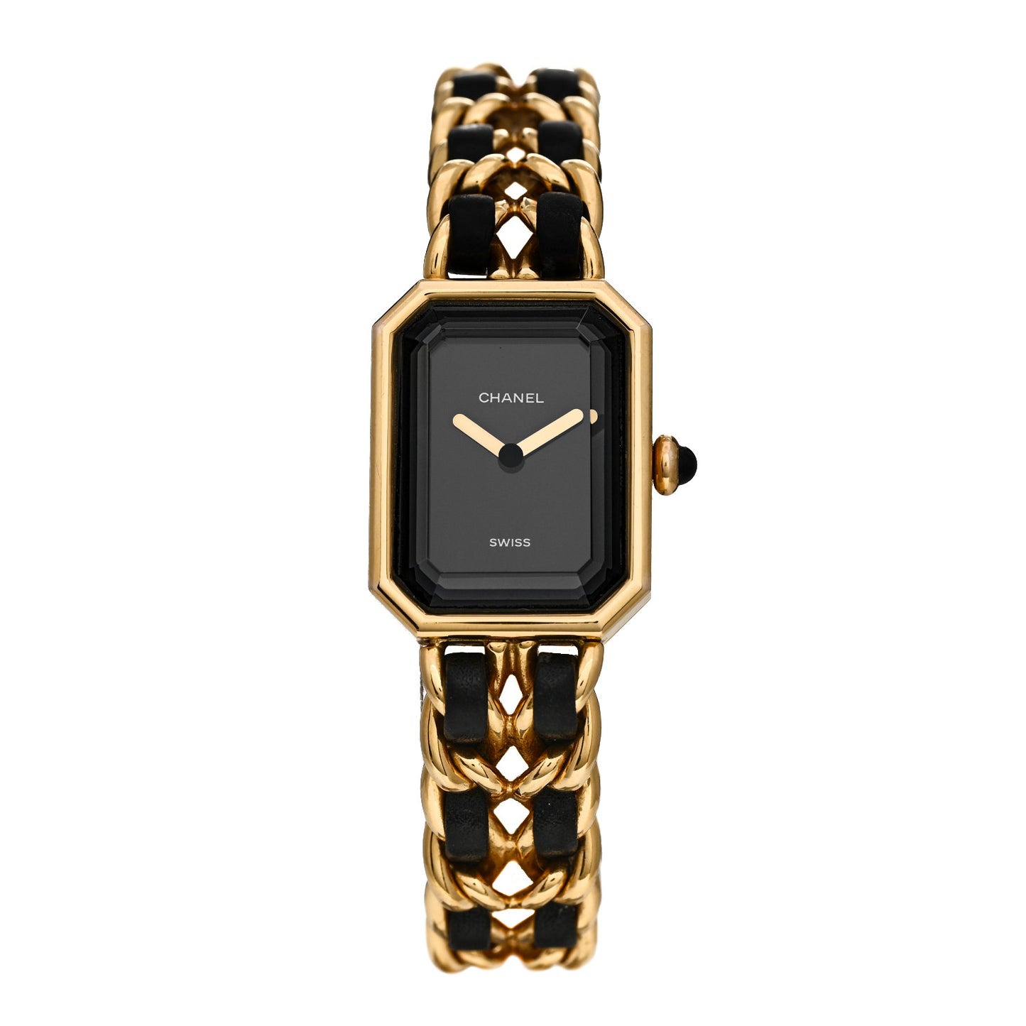 Stainless Steel Lambskin 20mm Chain Premiere Quartz Watch Gold XL