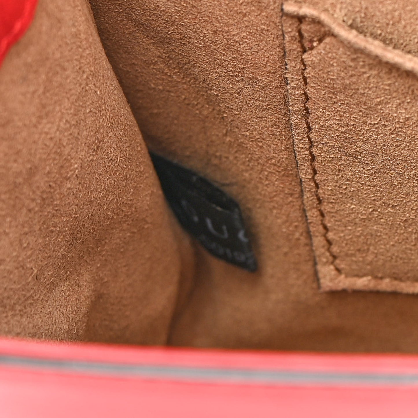 Calfskin Small Padlock Shoulder Bag Hibiscus Red
